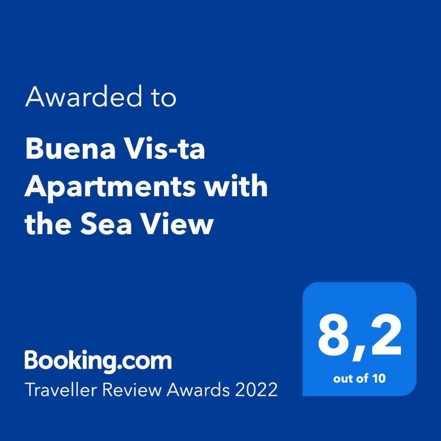 Buena Vis-Ta Apartments With The Sea View מראה חיצוני תמונה